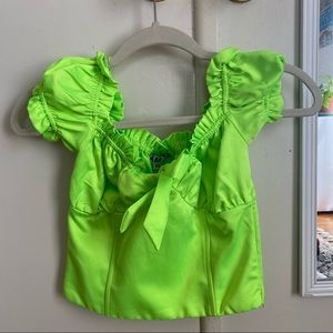 I.AM.GIA Naomi top in neon green